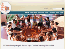 Tablet Screenshot of itsyogasatellite.com
